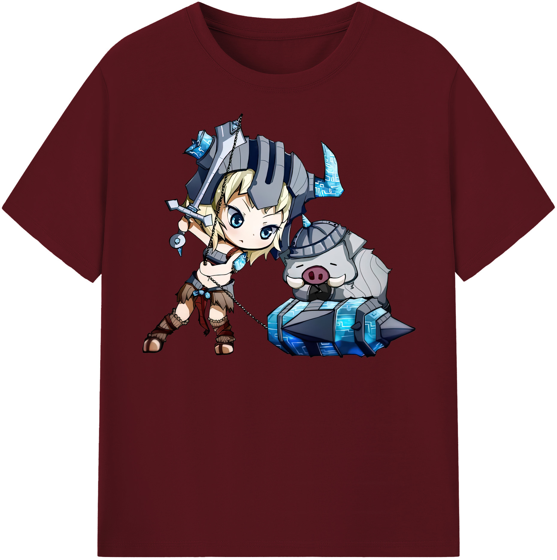 リーグ・オブ・レジェンド League of Legends LOL 綿100％半袖Tシャツ（フロントプリント）